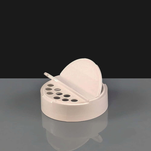 White Plastic Spice Jar Lid