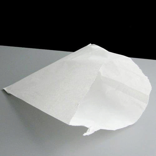 250 x 250mm Square White Paper Bags