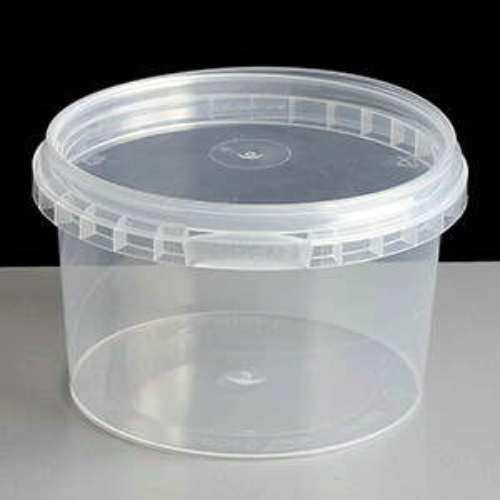280ml Clear Round 97mm Diameter Tamperproof Container