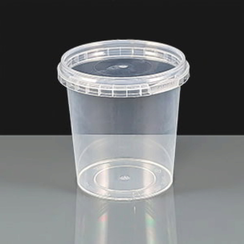 440ml Clear Round 97mm Diameter Tamperproof Container