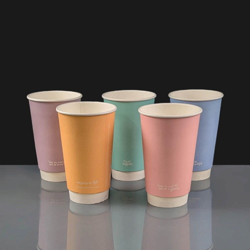 16oz Vegware Feel Good Coffee Cup