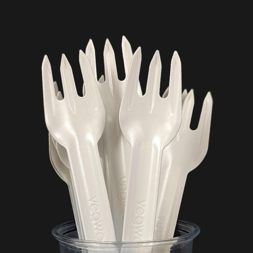 Vegware White Paper Fork