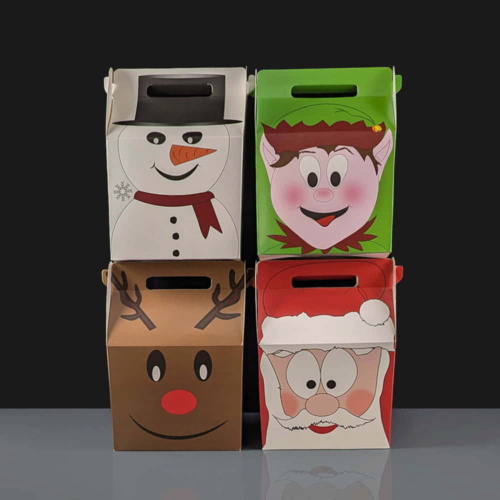 Kids Party Boxes - Christmas themed: Pack of 12