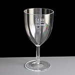Reusable Plastic Wine Glasses CE 125ml Line