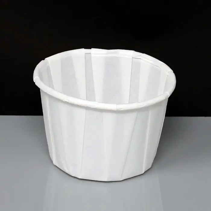 2fl oz Disposable White Paper Sauce Pots