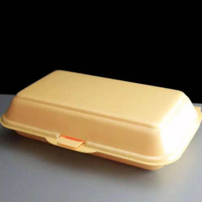 HB10 Food Take Away Large BURGER BOX Foam polystyrene CONTAINERS x 250 White 