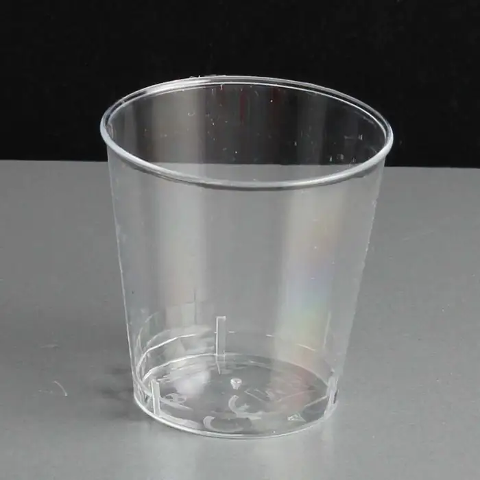 2cl Marked to line CE Marked We Can Source It Ltd 1000 x 25 ml Disposable Plastic Shot Glasses 