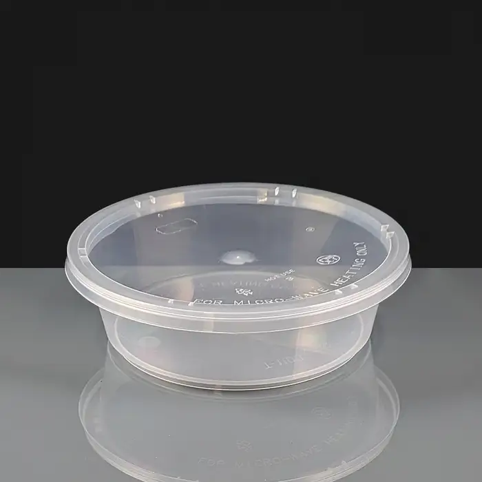 Buy Wholesale China Pp Microwavable Round Disposable Plastic Food