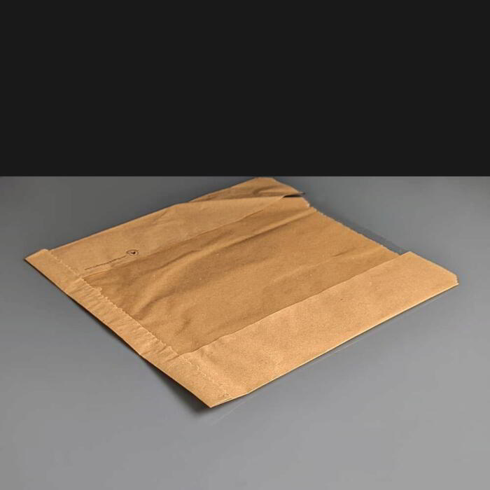 Compostable Paper Bag with Window, 250x250mm