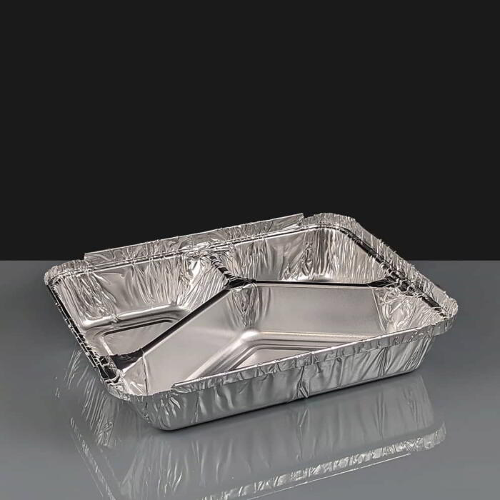 Three Compartment Aluminium Foil Take Away Container
