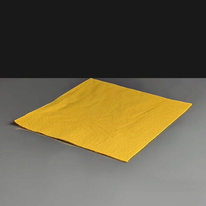 Yellow 2 Ply Paper Napkins 32cm