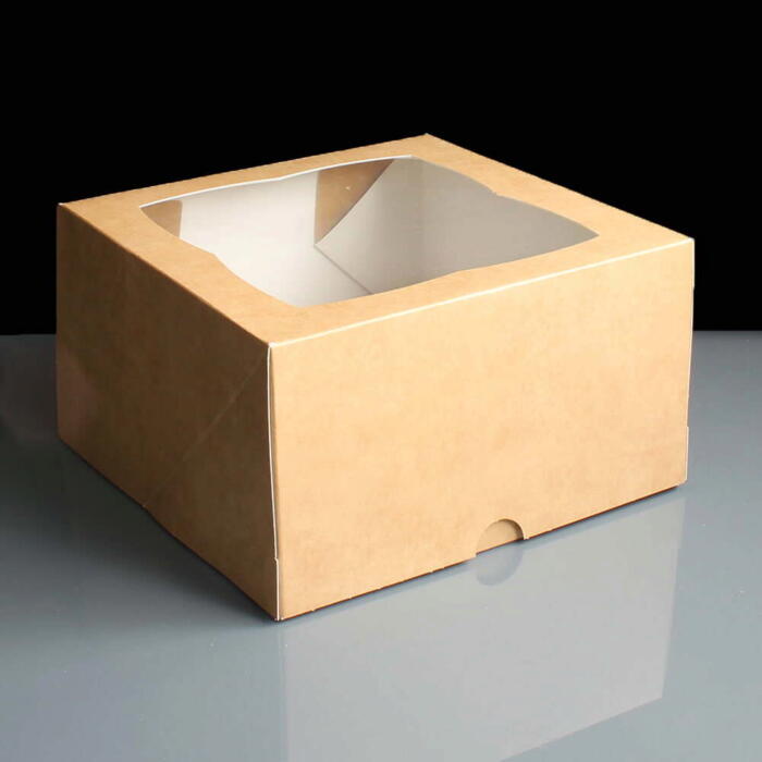 4 Cavity Kraft Cup Cake Boxes Cater 4 You