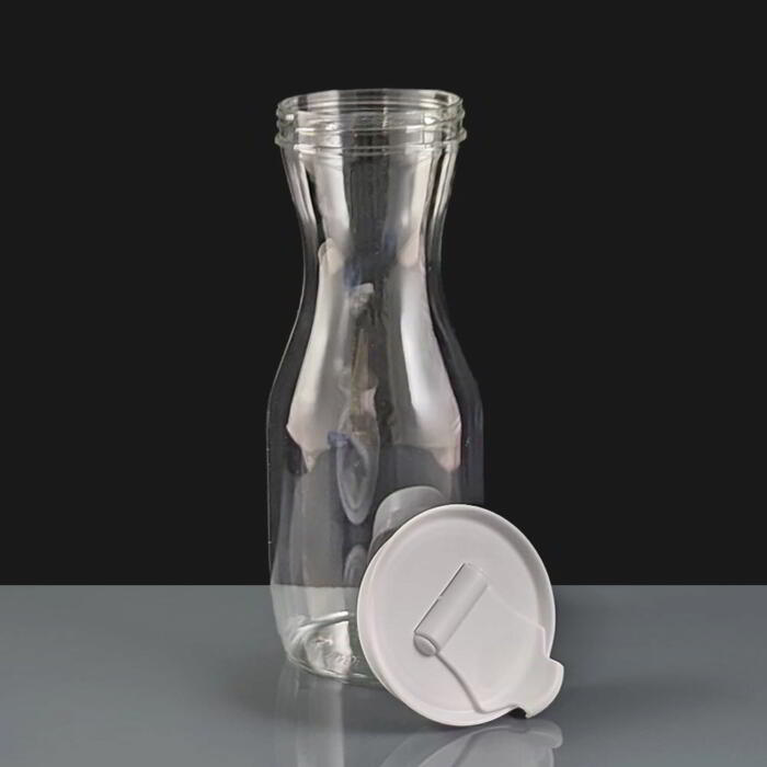 Plastic Wine Carafe with White Lid 750ml Cater 4 You