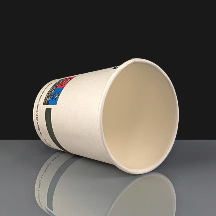 8oz Ingeo Compostable Paper Coffee Cups | Single Wall