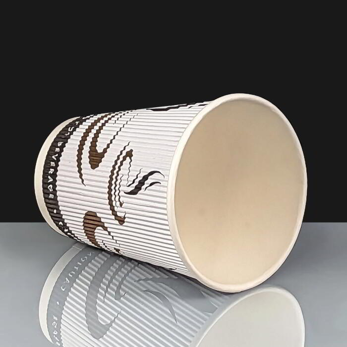 16oz White Weave Hot Drink Paper Cups