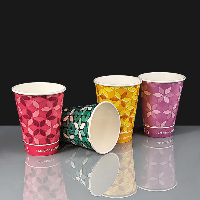 12oz Cold Drink Paper Cup Mixed Colours