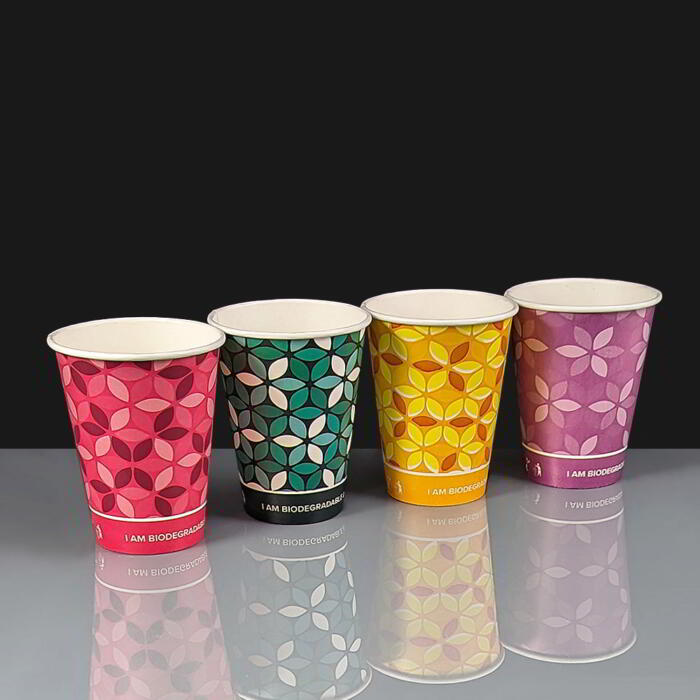 12oz Cold Drink Paper Cup Mixed Colours