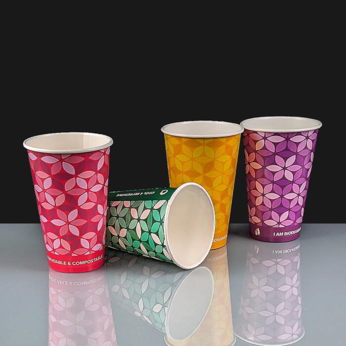 16oz Cold Drink Paper Cup Mixed Colours