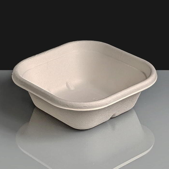 White BioCane Takeaway Container 383ml