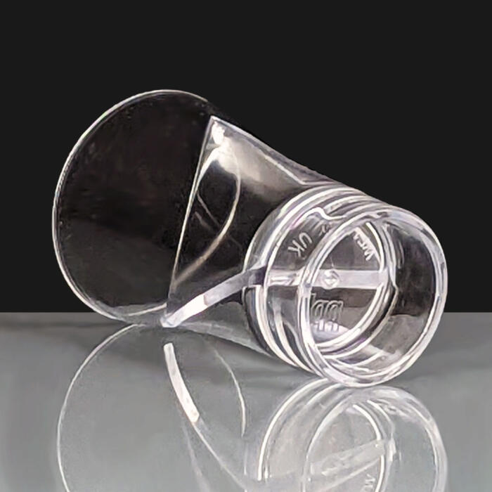 Clear 30ml Reusable Twister Plastic Shot Glasses CE