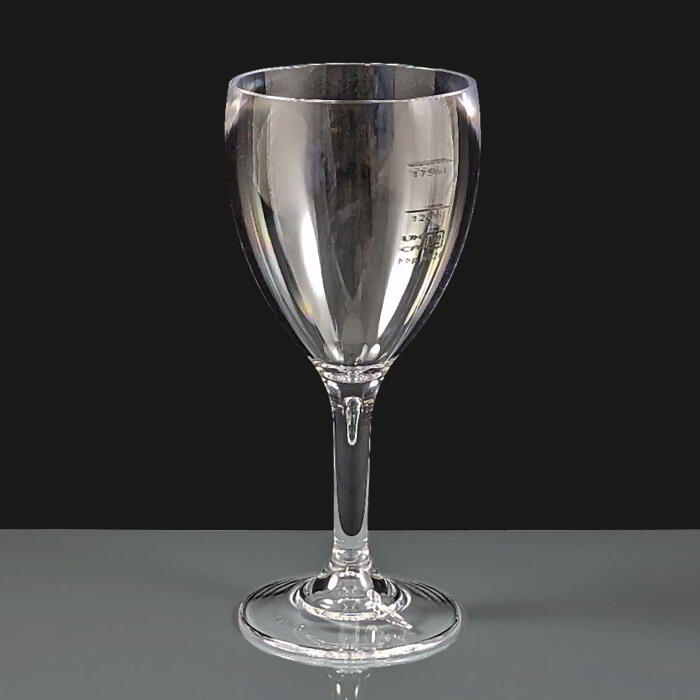 BBP Polycarbonate Plastic Wine Glasses CE 125ml & 175ml