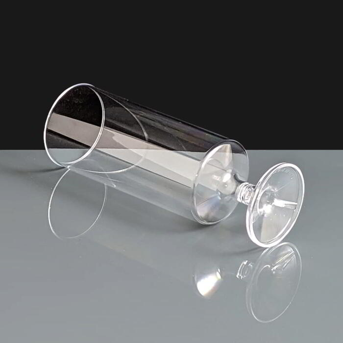 Stackable 7oz Plastic Champagne / Prosecco Flutes