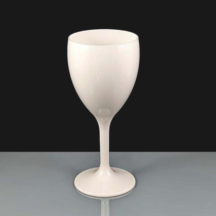 White Plastic Wine Glasses Wholesale Cater 4 You