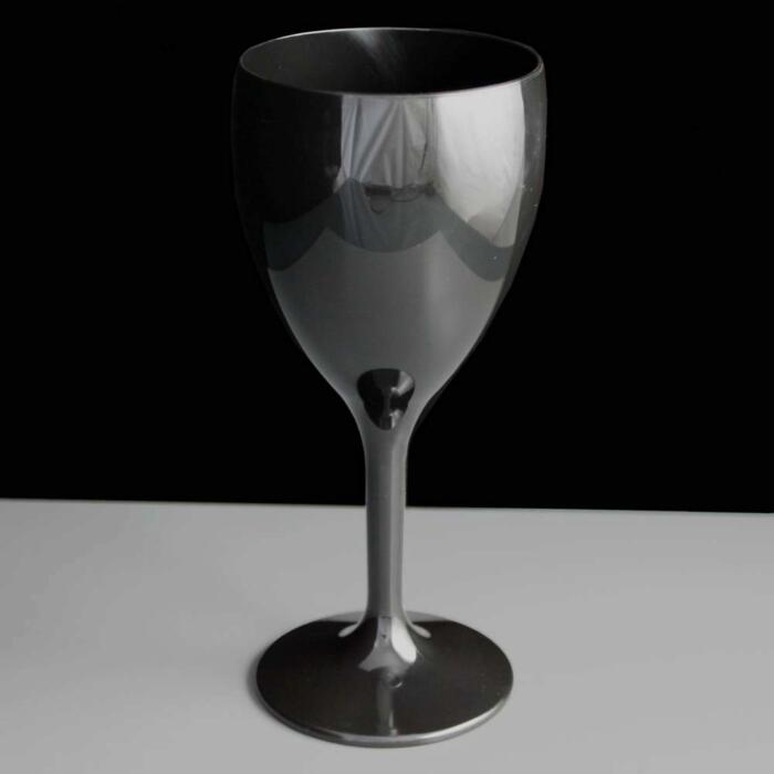 Black Plastic Wine Glasses Cater 4 You