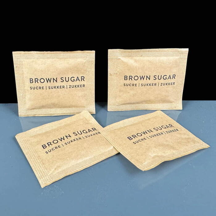 Brown Sugar Sachets 2.5g 1000 in Dispenser Box