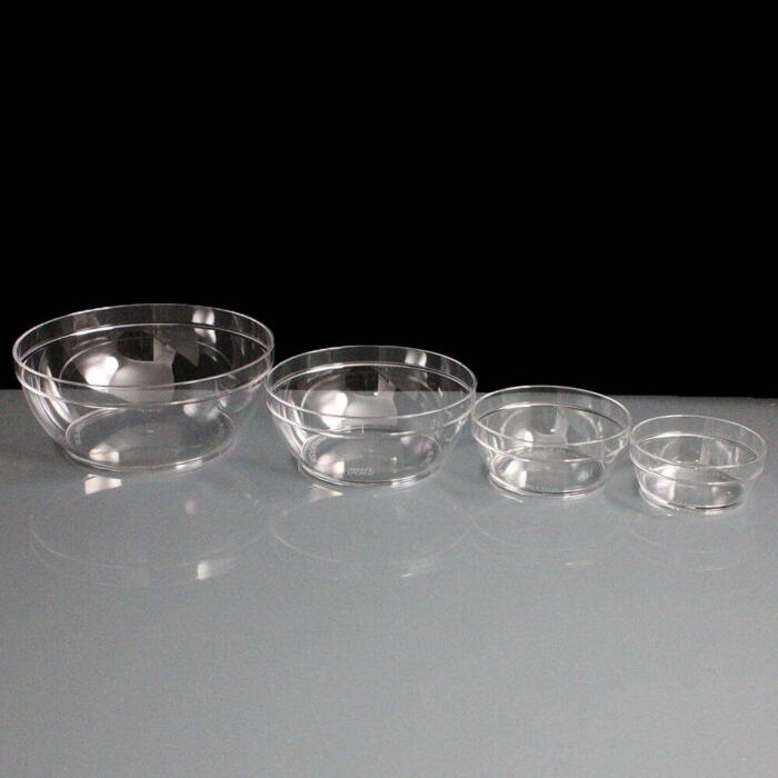 230ml Polycarbonate Clear Plastic Sauce Pots / Chefs Bowls