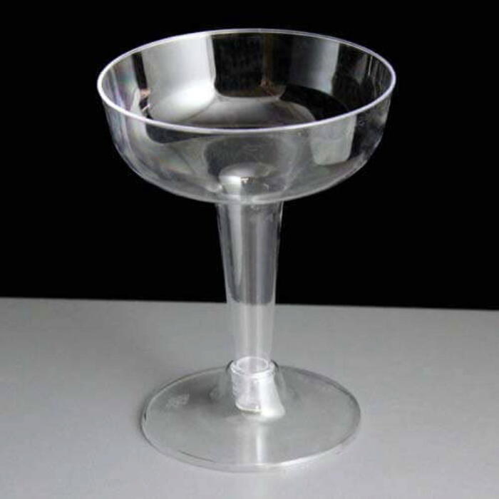 2 piece plastic cocktail glasses Cater 4 You