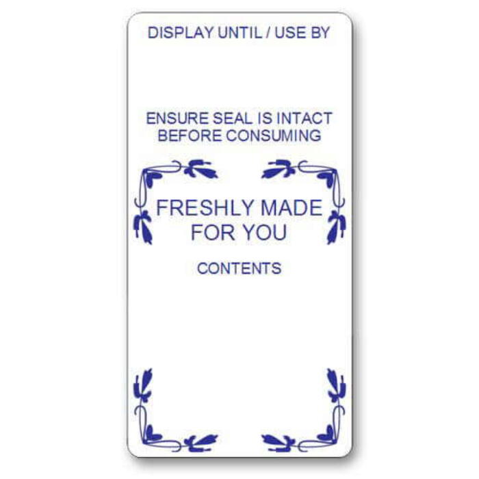 Custom Sandwich Labels FP Design Roll of 25