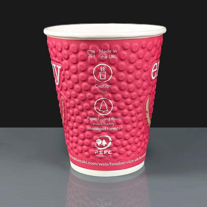 12oz Enjoy Cold Drink Paper Cup Mixed Colours