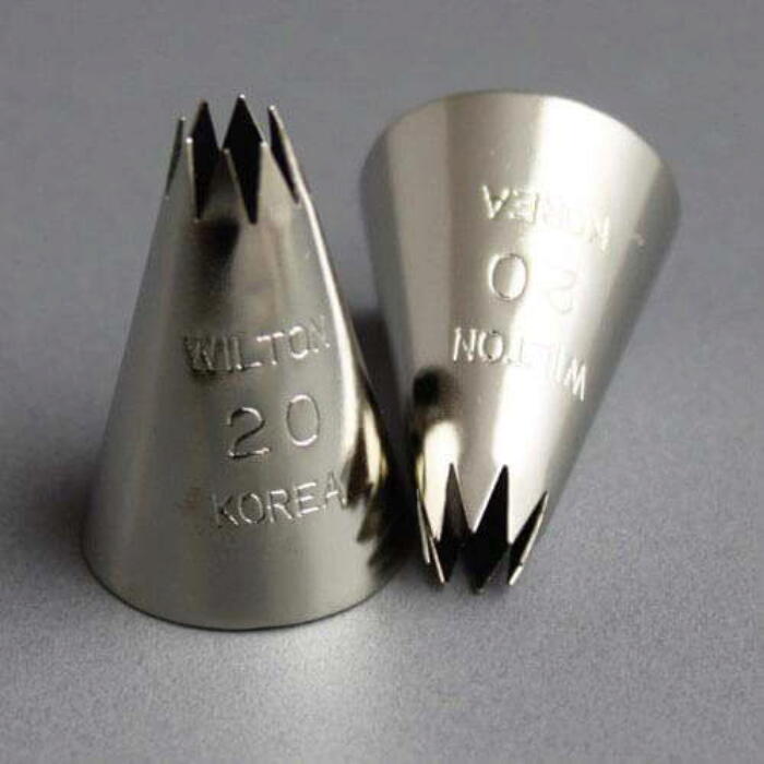 Wilton No. 20 Open Star Decorating Icing Tip