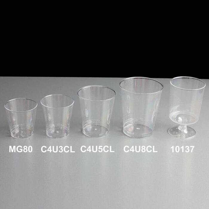5CL 50ml Disposable Plastic Shot Glasses