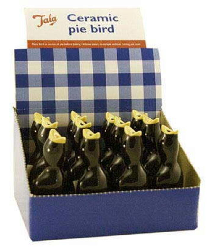 Tala Cerarmic Black Bird Pie Steamers
