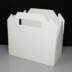 Small WHITE Carry Pack / Handled Food Box - Box of 125