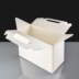 Large WHITE Carrypack / Handled Food Box - Box of 125