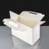 Large WHITE Carrypack / Handled Food Box - Box of 125