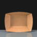 Medium Kraft Food Tray - 192 x 145 x 35mm