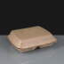 Infinity EPP 2 Compartment Meal Box Brown