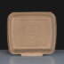 Infinity 2 Compartment Meal Box Brown