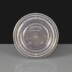 12oz Round Black Plastic Take Away Container & Lid