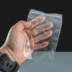 102 x 140mm Clear Plain Easy Grip Seal Bags - Size 6