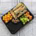 "Bento" Snack / Meal Box Base - Black - Box of 90