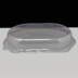 Small Octagonal Clear Sandwich Platter Lid: Box of 100