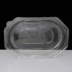 Small Octagonal Clear Sandwich Platter Lid: Box of 100