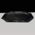 Large Octagonal Black Sandwich Platter Base: Box of 50