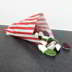 Red and White Striped Counter Bags 125x175mm - Box of 1000