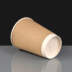 12oz Kraft Ripple Insulated Hot Drink Paper Coffee Cup 